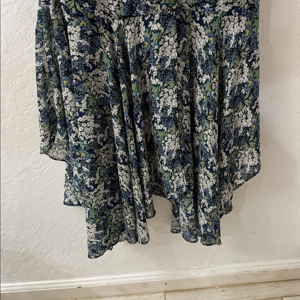 ASTR The Label SANTORINI DRESS Blue Green Yellow MIDI White Small - Picture 5 of 6